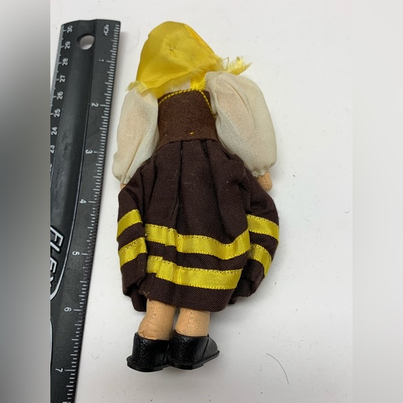 1950s Vintage 7” Eros Doll Florence Marche Made In Italy Hand-Painted Souvenir - Picture 4 of 5